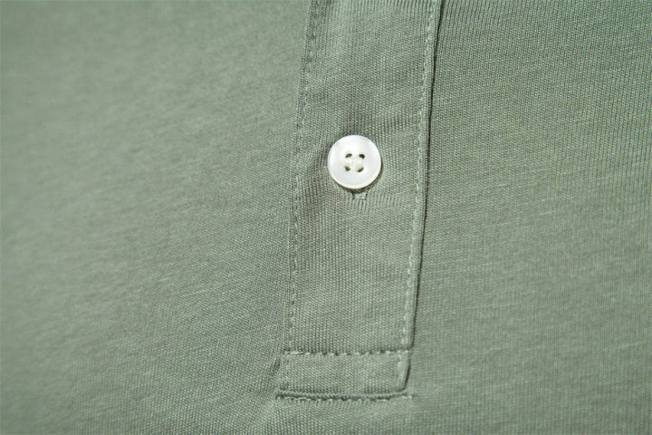 Breathable men's summer polo shirt, lightweight fabric ensures cool and comfortable wear.