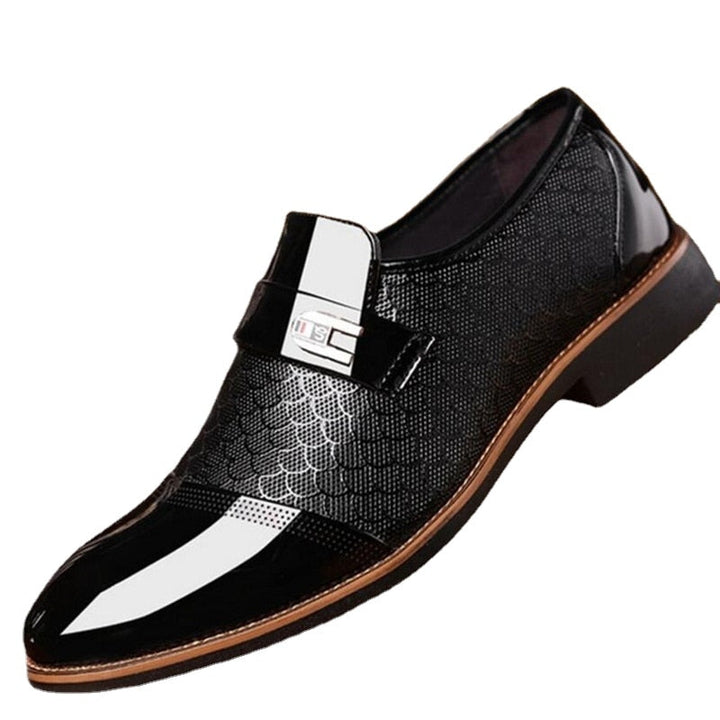 Men's Brown Platform Dress Shoes: Versatile & elegant, perfect for formal events or a smart casual look.