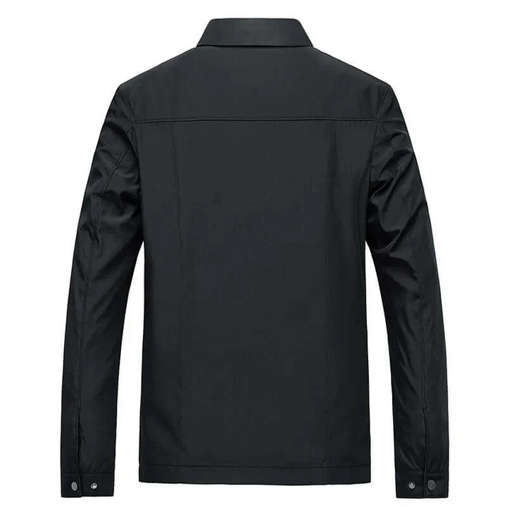 Men's lightweight summer zipper jacket, perfect for casual everyday wear. Versatile outerwear for spring.