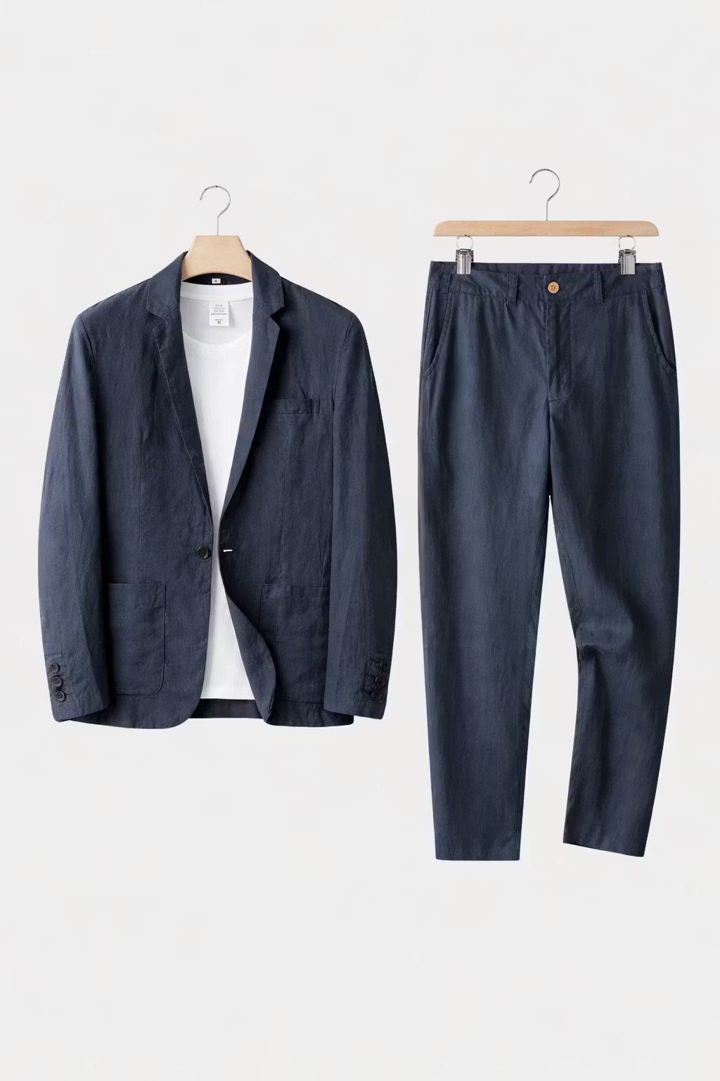 Versatile men's dress suit or casual suit. Two-piece relaxed fit ideal for warm weather & adaptable styling.