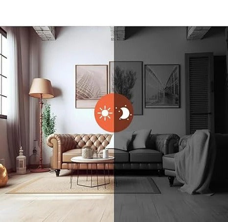 Clear night vision from 1080p HD wireless security camera, ensuring 24/7 home surveillance & protection.