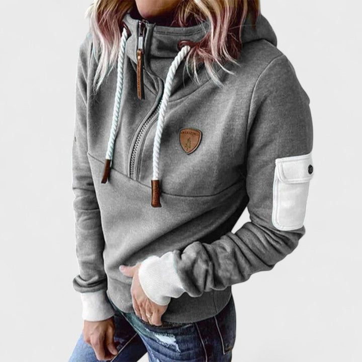 Ultra-cozy women's soft knit jumper. Relaxed fit sweater, comfortable clothing for daily loungewear.