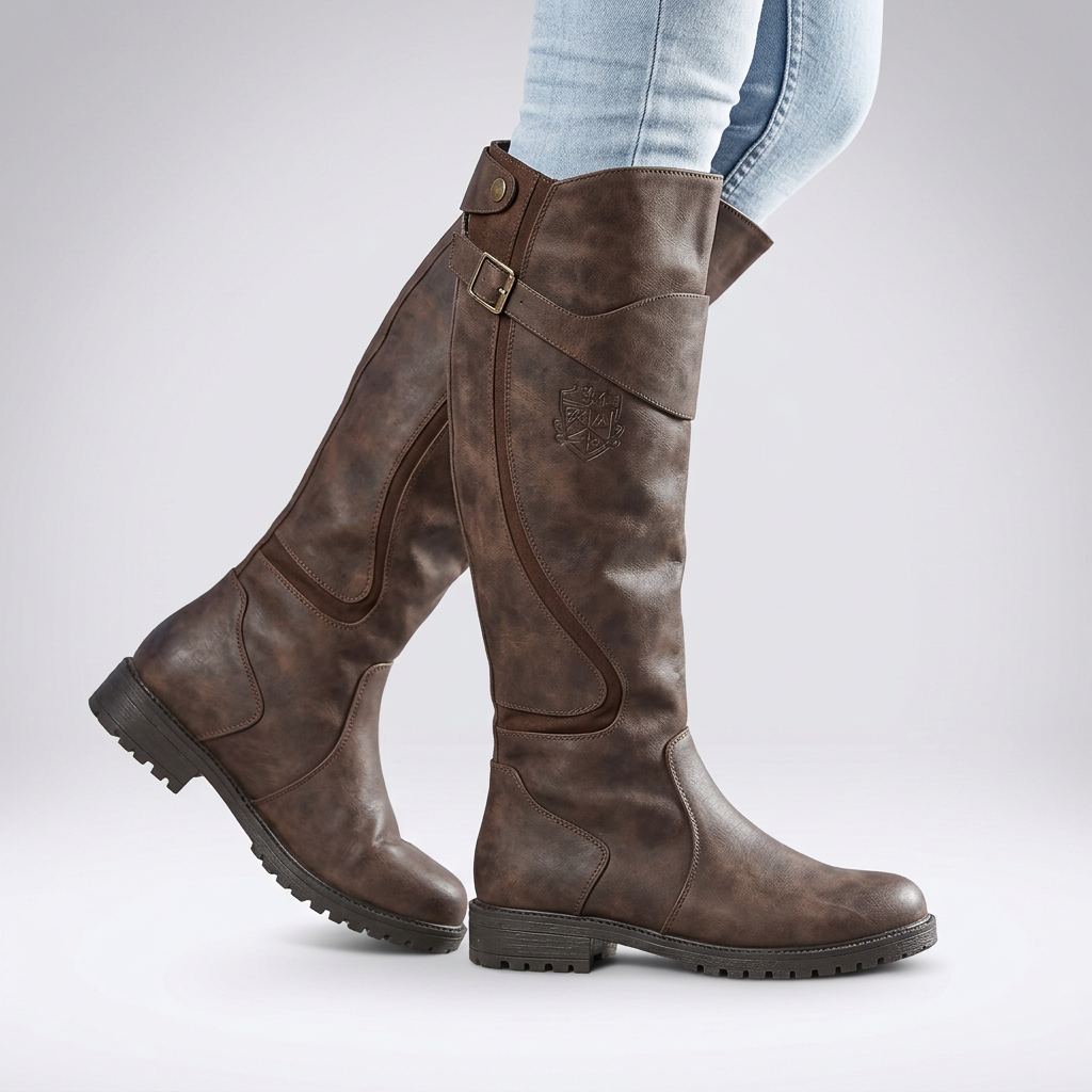 Comfortable women's orthopaedic fall boots with elegant design, anti-slip sole & posture support for fashion.