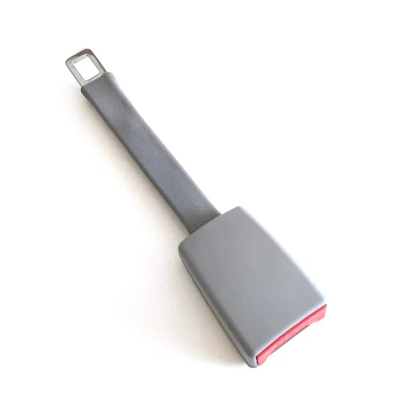 Unisex car seat belt extender with elevated buckle for easy, comfortable fastening & enhanced vehicle safety.