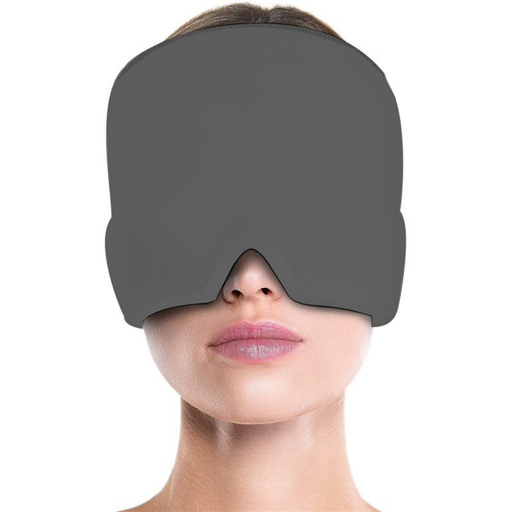 Unisex cooling therapy headband for migraines, headaches, and fatigue, providing ultimate comfort.