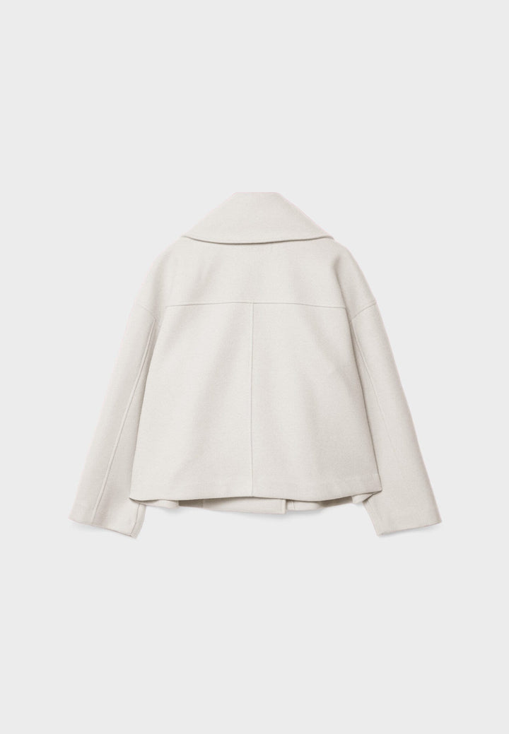 Women's elegant lightweight summer jacket. A chic double-breasted spring outerwear piece for versatile styling.