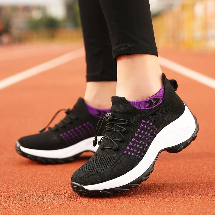Women's footwear for pain relief, featuring orthopedic design, arch support, and walking comfort.