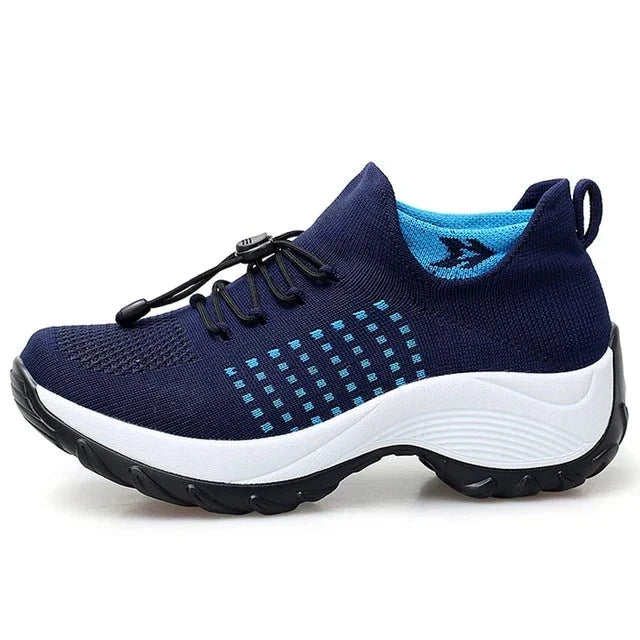 Women's orthopedic walking sneakers for pain relief and ultimate comfort.