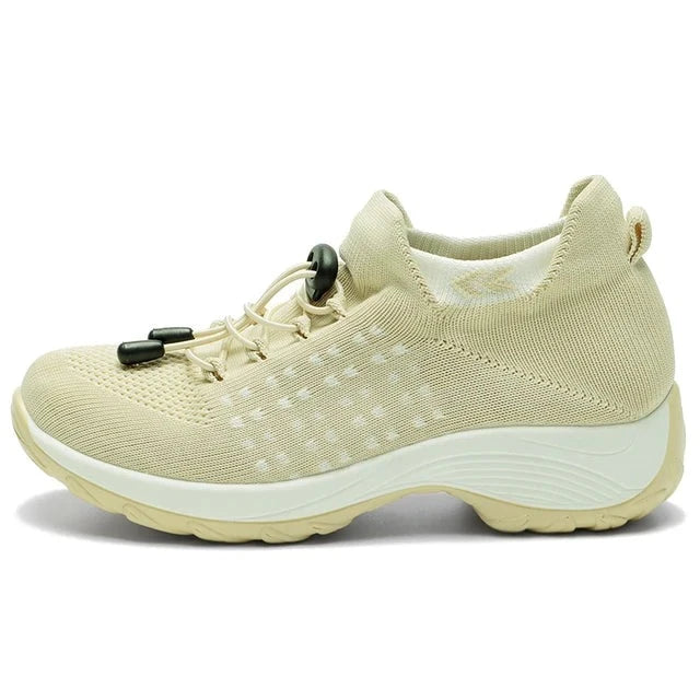 Pain-relieving orthopedic sneakers for women, offering superior comfort and foot support.