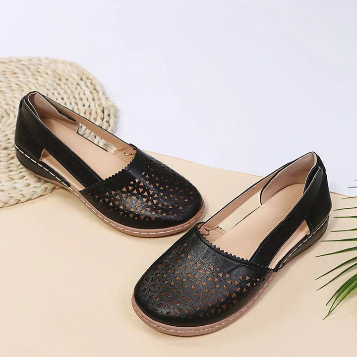 Premium Orthobliss women's slingback flats. Designed for ultimate comfort, style, & orthopedic support.