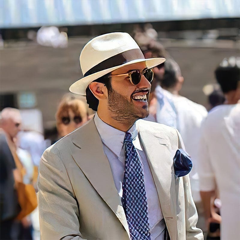 Versatile unisex Panama straw hat, a stylish and practical headwear choice for sun protection on any adventure.