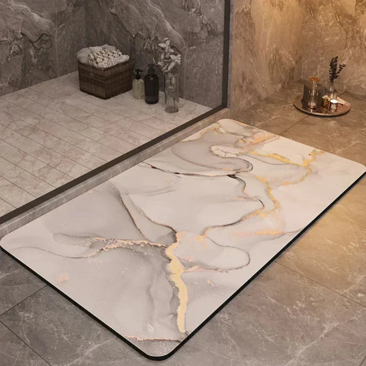 Anti-slip bath mat, quick-drying for shower safety. Prevents falls, hygienic & comfortable.