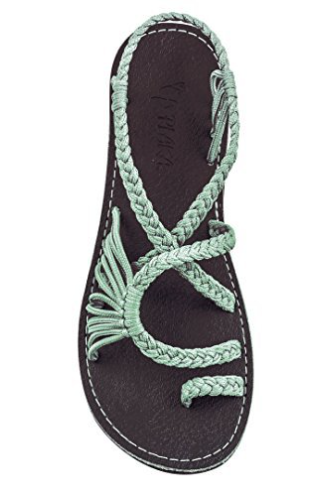 Women's comfortable cushioned slip-on beach sandals, perfect for summer vacations and casual wear.