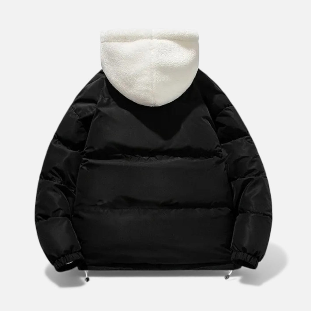 Stylish men's winter jacket, a classic insulated outerwear piece for ultimate warmth.