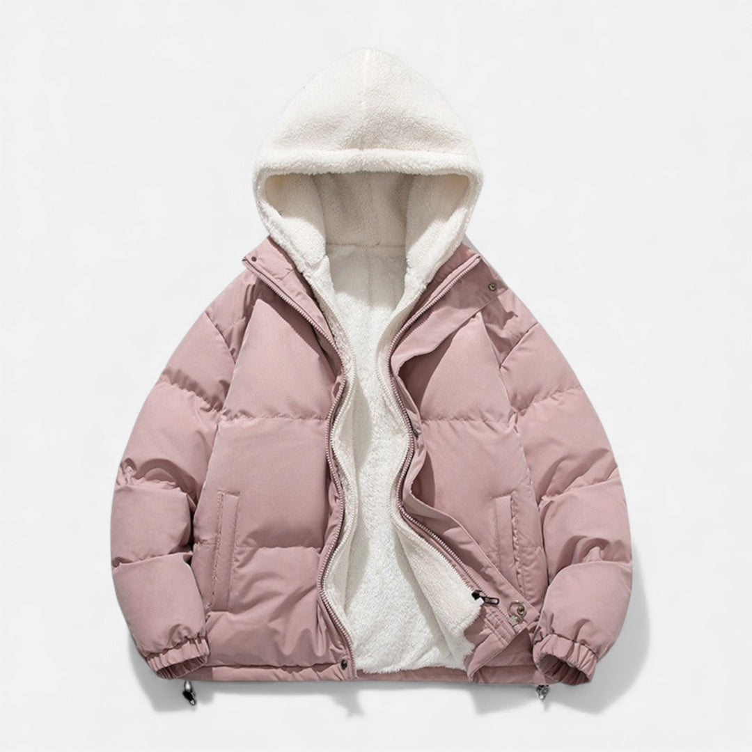 Durable men's insulated winter coat, providing lasting warmth & cold weather protection.