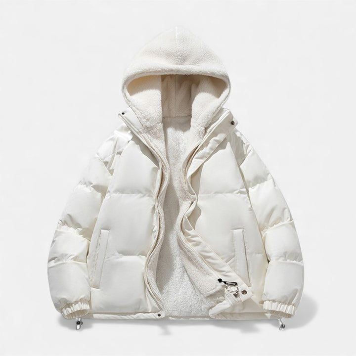 Classic men's insulated jacket, perfect for everyday warmth & comfort in winter.