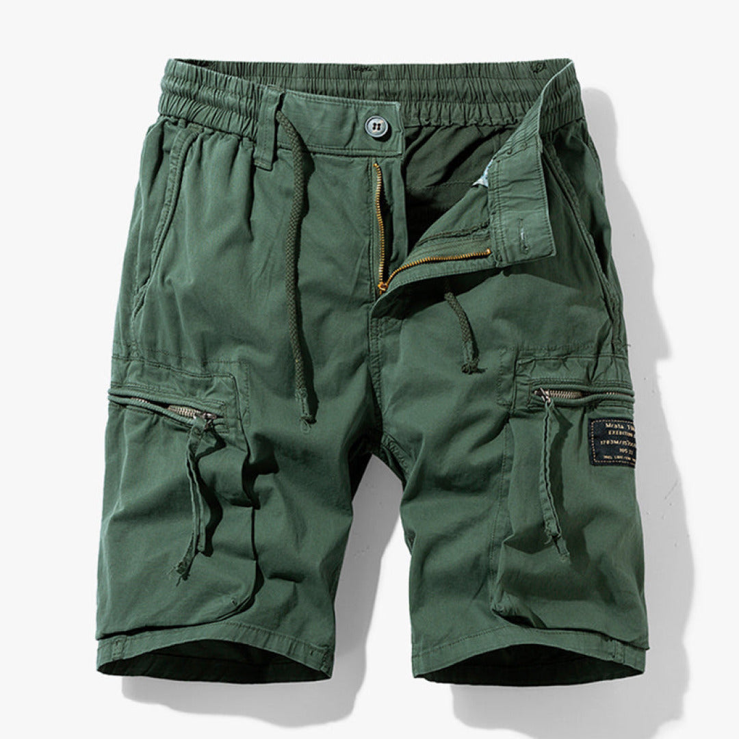 Comfortable men's cargo shorts, great for activewear, casual summer outings, and everyday style.