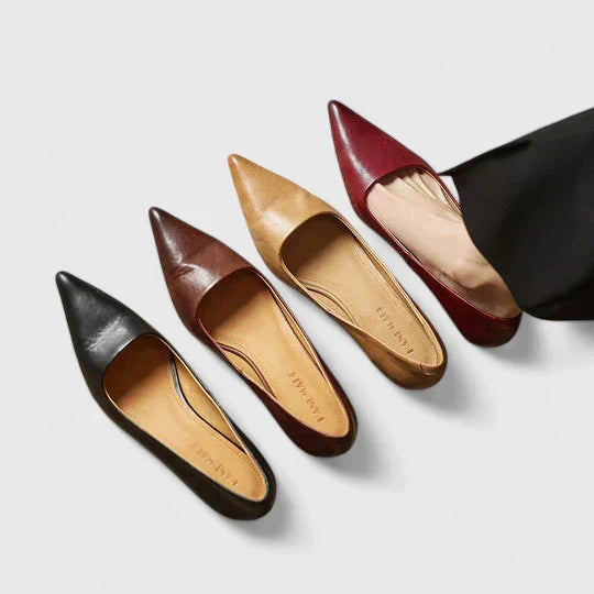 Versatile women's dress shoes; comfortable orthopedic heels, ideal for work or chic evening events.