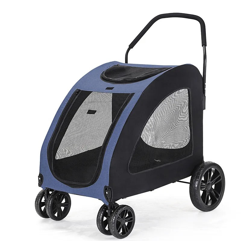 Large Dog Stroller with High Strength & Spacious Design