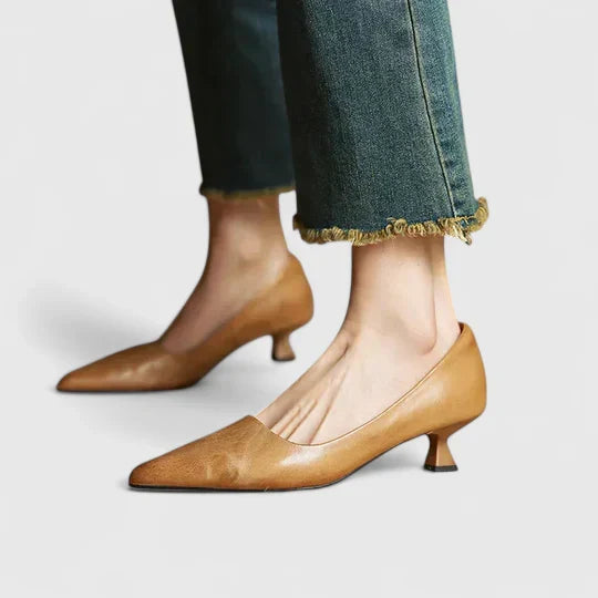 Comfortable women's fashion heels, engineered with orthopedic features for foot health & style.