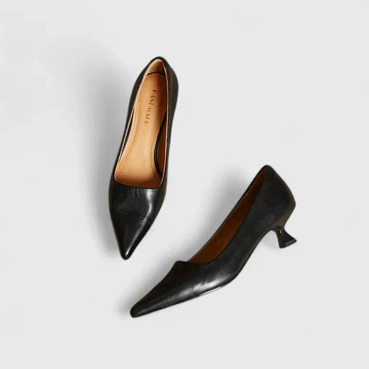 Premium women's orthopedic heels; elegant footwear offering superior comfort & timeless style.
