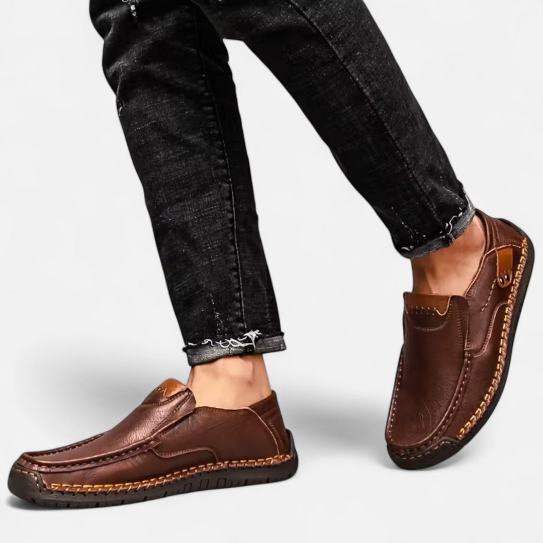 Achieve effortless style & comfort with these men's lightweight slip-on shoes, great for daily wear.