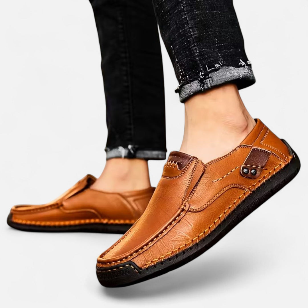 Versatile men's slip-on shoes, lightweight comfort for casual outings, walking, or everyday style.