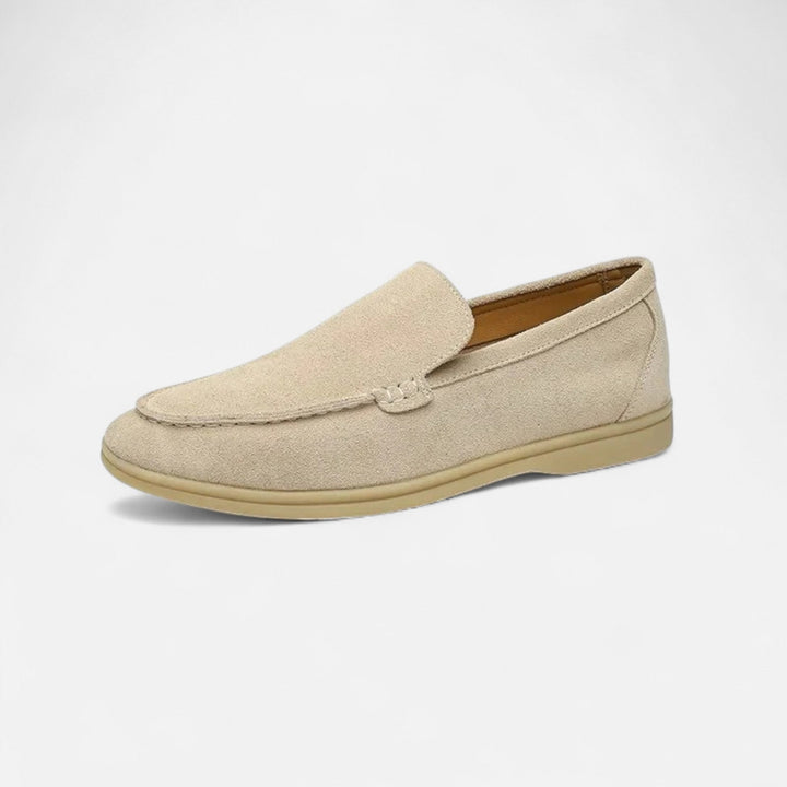 Men's luxurious slip-on loafers, old money style. Elegant & comfortable smart casual to dress footwear.