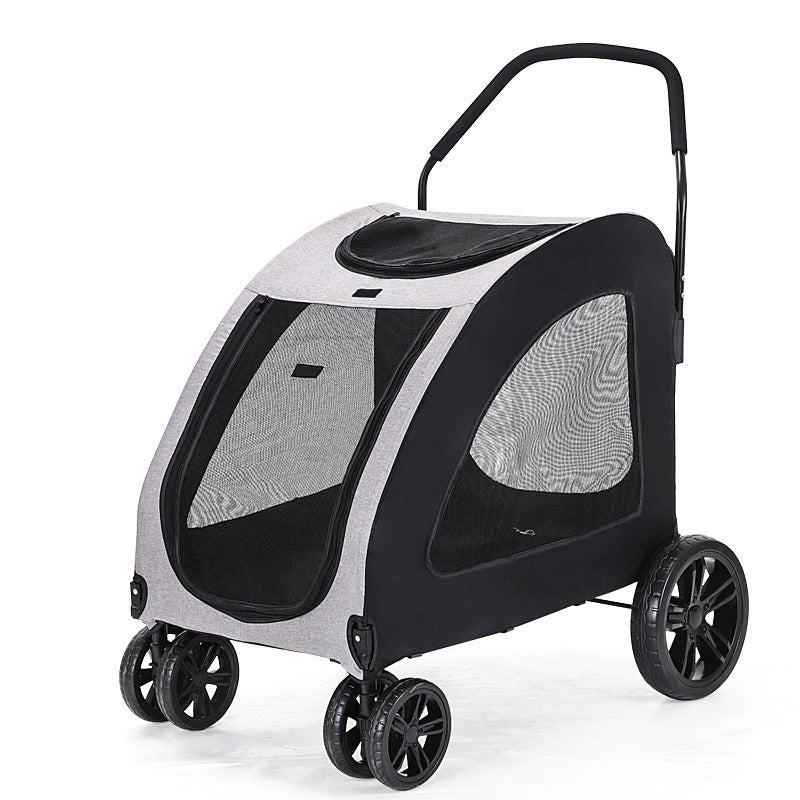 Large Dog Stroller with High Strength & Spacious Design