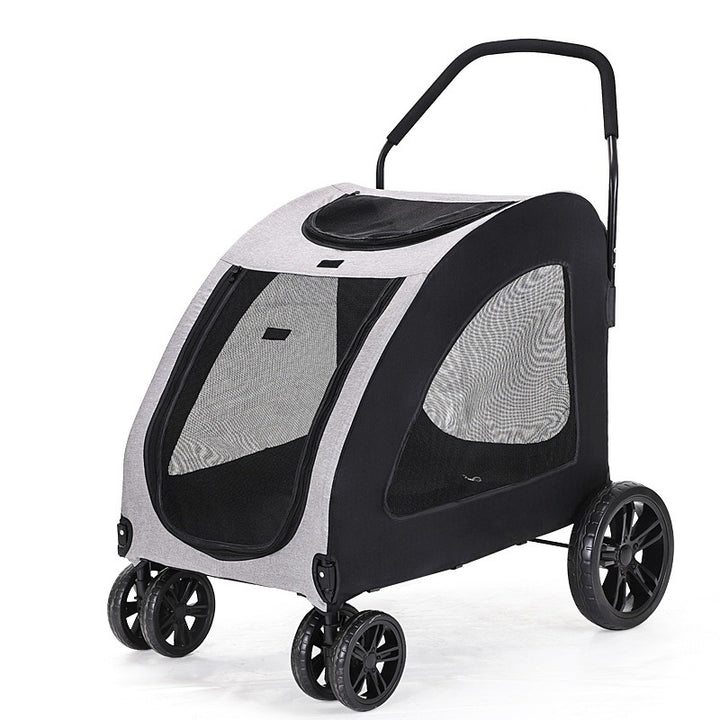 Large Dog Stroller with High Strength & Spacious Design