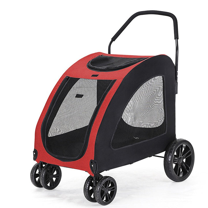 Large Dog Stroller with High Strength & Spacious Design