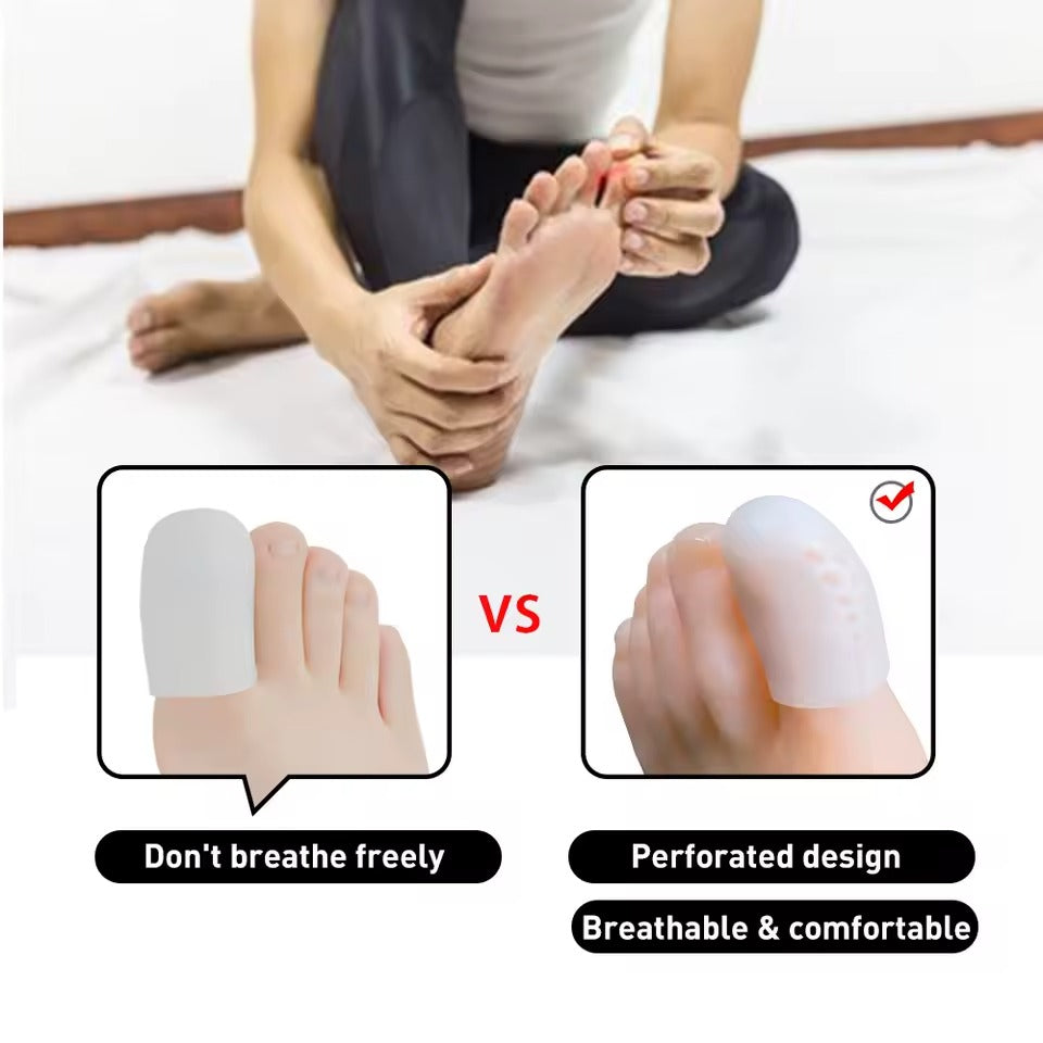 Unisex Silicone Toe Guards for Bunion and Blister Relief