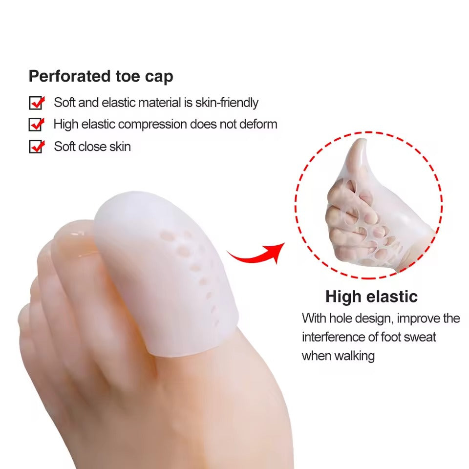 Unisex Silicone Toe Guards for Bunion and Blister Relief