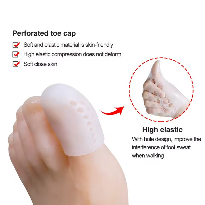 Unisex Silicone Toe Guards for Bunion and Blister Relief