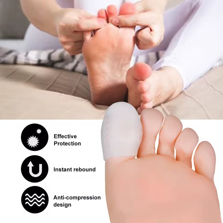 Unisex Silicone Toe Guards for Bunion and Blister Relief