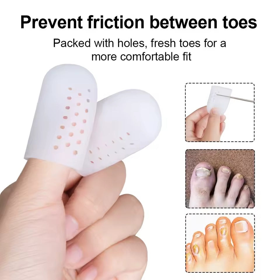 Unisex Silicone Toe Guards for Bunion and Blister Relief