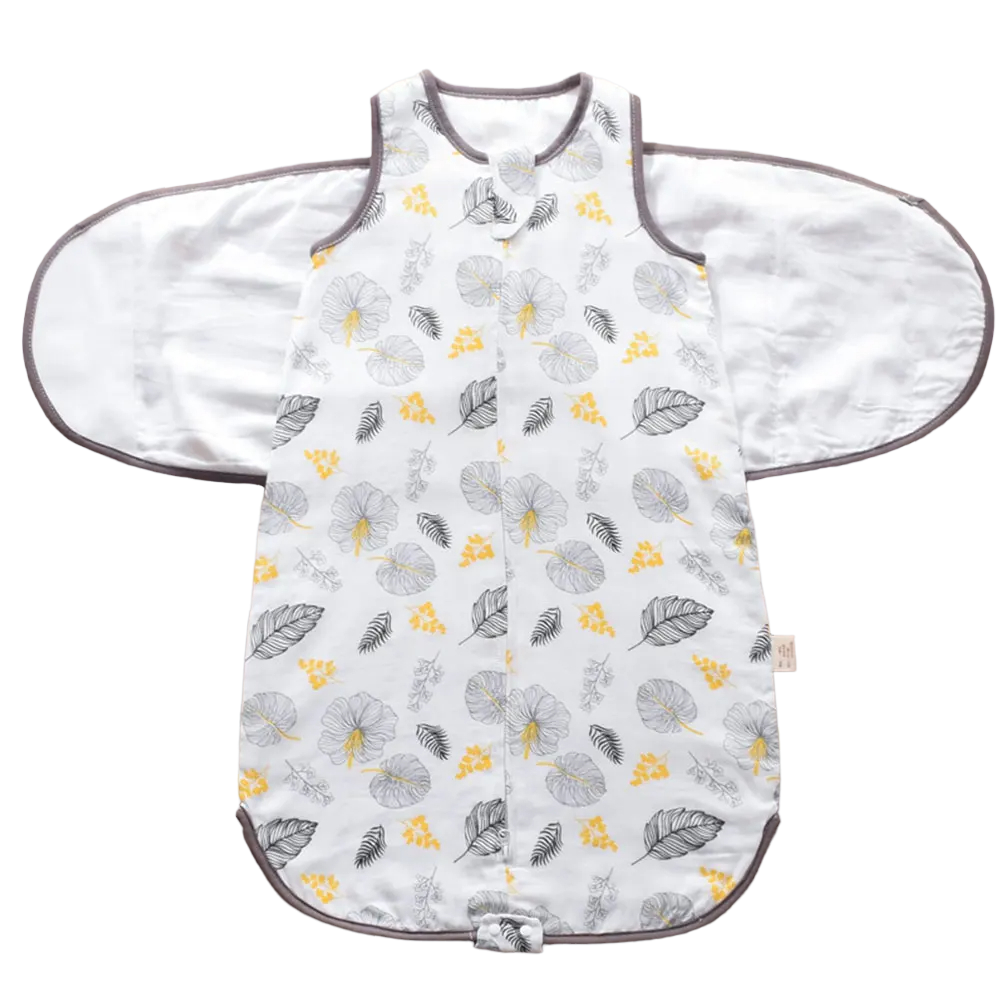 Cozy cotton baby swaddle wrap designed for peaceful infant sleep and convenient diaper changes. Soft & secure.