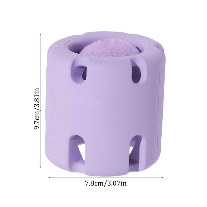 Eco-friendly, durable natural rubber BallTrap interactive dog toy for hours of active & mental enrichment play.