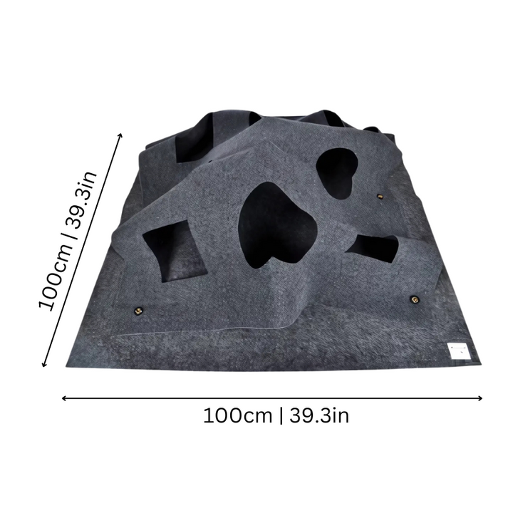 Cozy cat rest mat and collapsible tunnel hideout, perfect for feline relaxation, play, and a comfy nap spot.