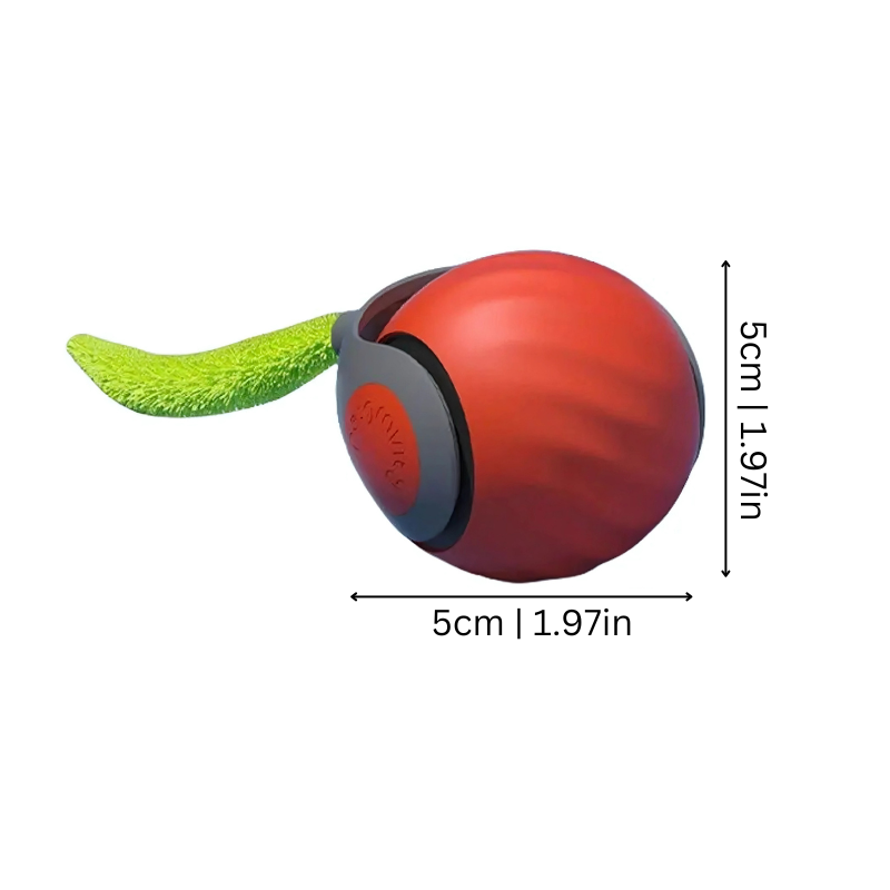 Smart interactive cat play ball for pet exercise & mental stimulation. Durable, USB rechargeable feline toy.
