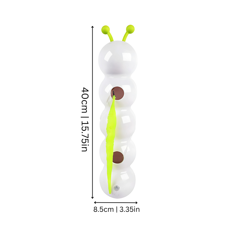 Dynamic cat window toy provides pet entertainment & exercise. Wall mounted interactive motion stimulates feline play.