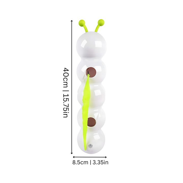 Dynamic cat window toy provides pet entertainment & exercise. Wall mounted interactive motion stimulates feline play.