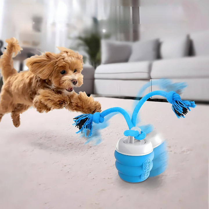 Interactive dog dental chew toy for healthy teeth & gums. Fun playtime enrichment for puppies & adult dogs.