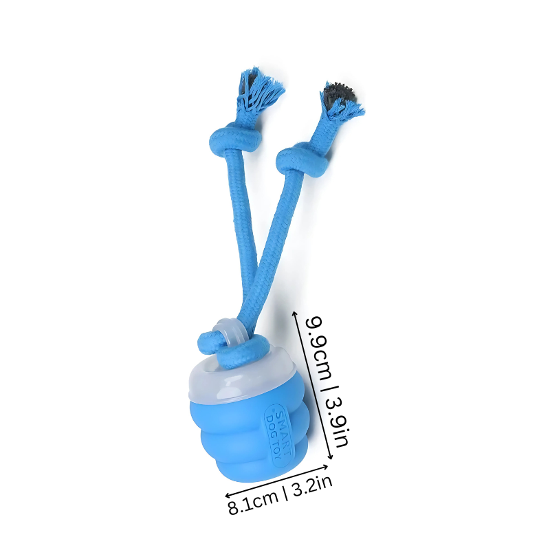 Durable pet dental chew toy for dogs. Promotes dog health & clean teeth during interactive playtime fun.