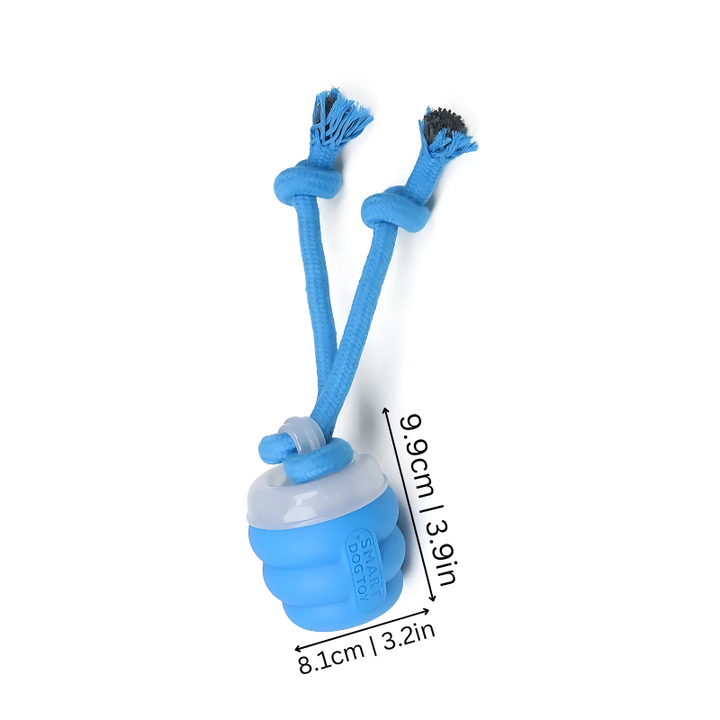 Durable pet dental chew toy for dogs. Promotes dog health & clean teeth during interactive playtime fun.