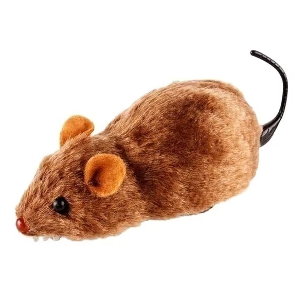 Interactive electric mouse toy, designed for cats to engage in hunting play & active feline fun.