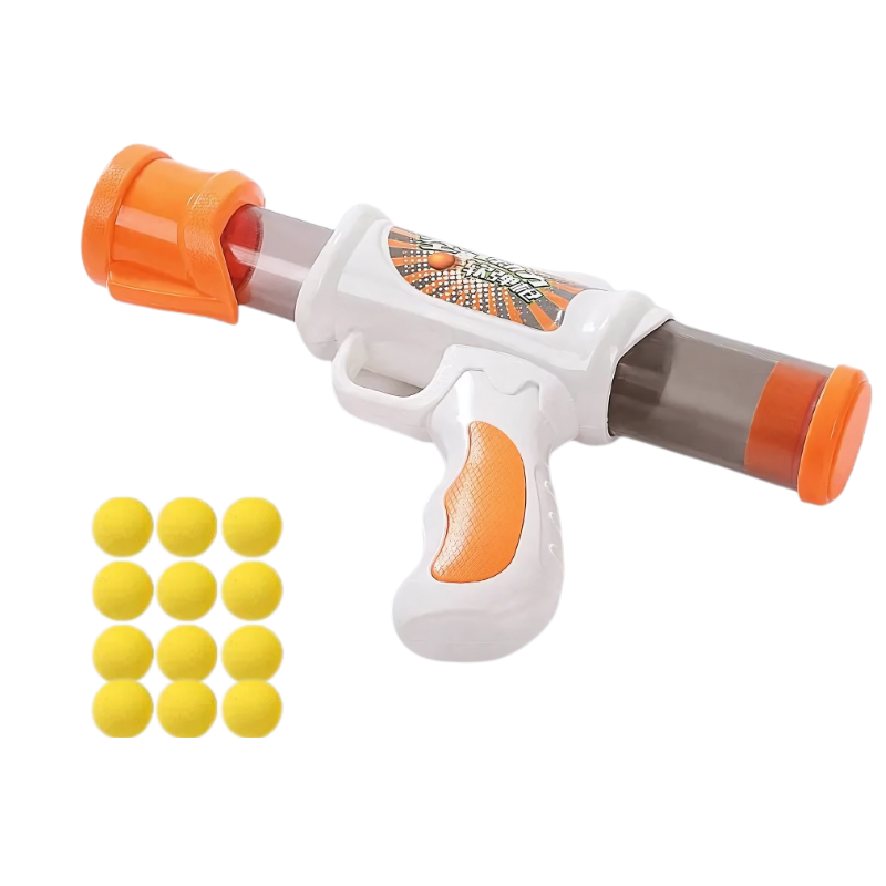 Cat ball launcher toy for indoor exercise & mental stimulation. Interactive play for cats and small pets.