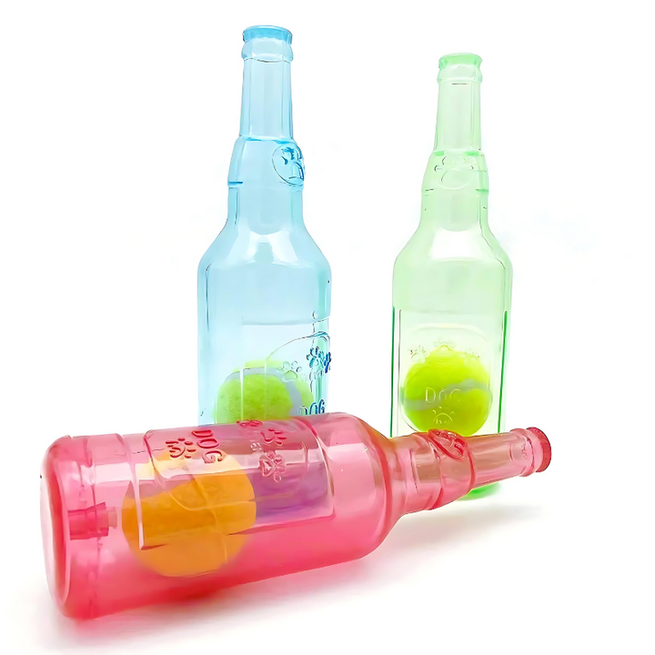 Interactive Pet Squeeze Toy for dogs. Durable, squeaky chew toy promotes mental stimulation & physical fun.