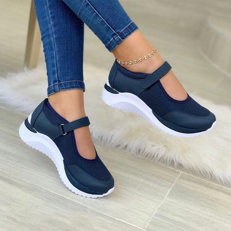 Stylish women's orthopedic comfort shoes with superior support, perfect for walking & everyday pain relief.