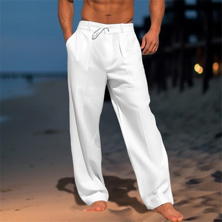 Versatile men's relaxed fit chino pants, ideal for casual wear, summer comfort & breathable everyday style.